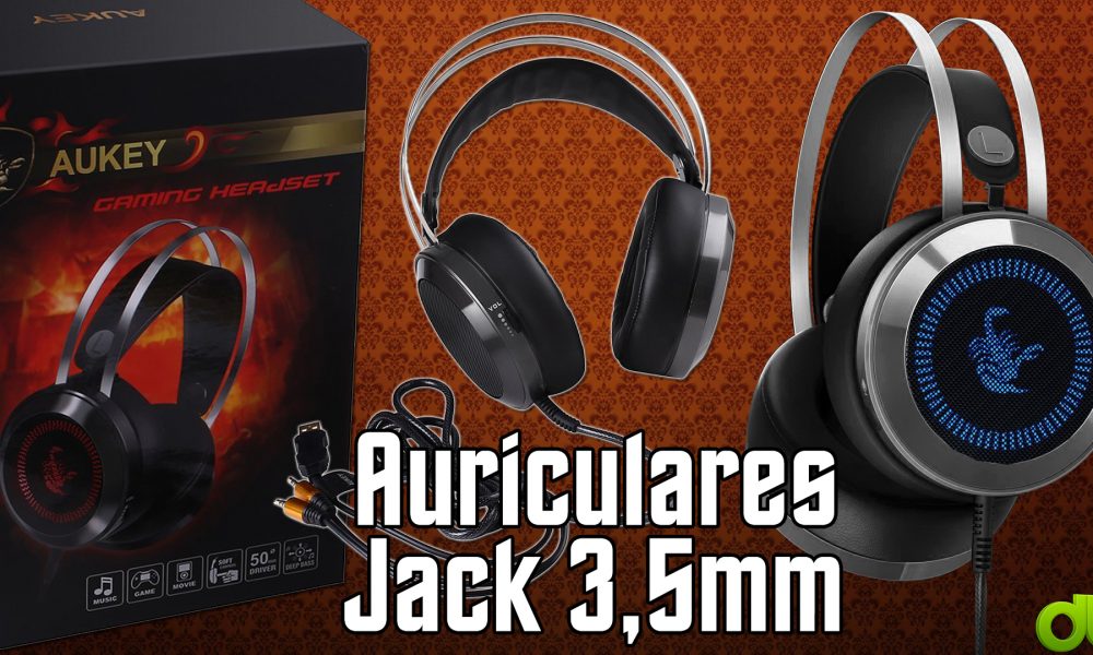Auriculares Aukey GH-S3 RGB Jack 3,5mm y USB Led Unboxing y Evaluate