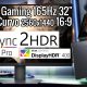 Dell Monitor Gaming 165Hz 32″ 2K LED Curvo FreeSync 2 Premium Pro HDR 400 Quad HD 2560×1440 16:9 QHD S3220DGF Unboxing Review Tutorial Test